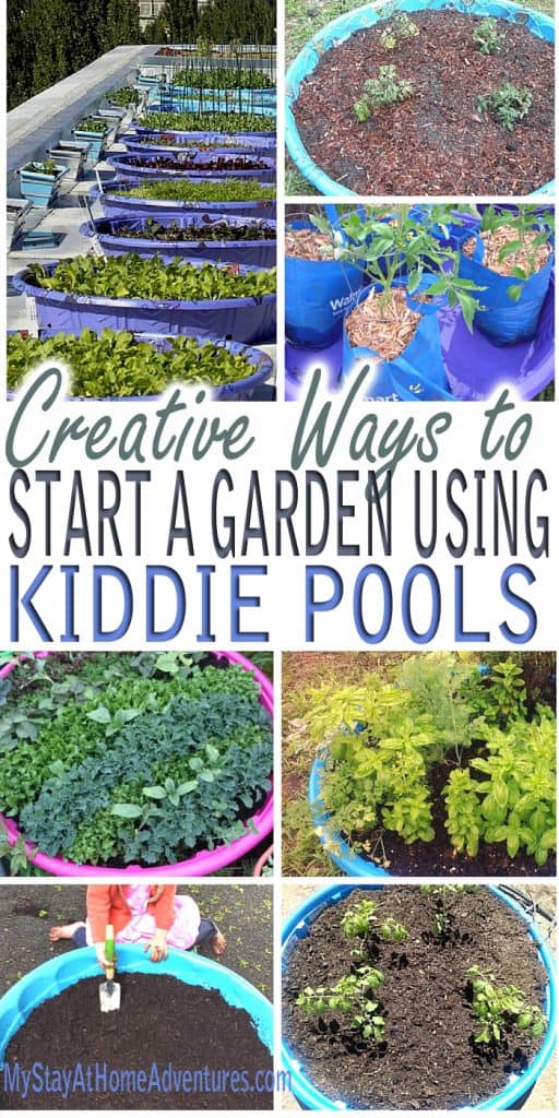 Creative Ways to Start a Garden Using Kiddie Pools * My Stay At Home