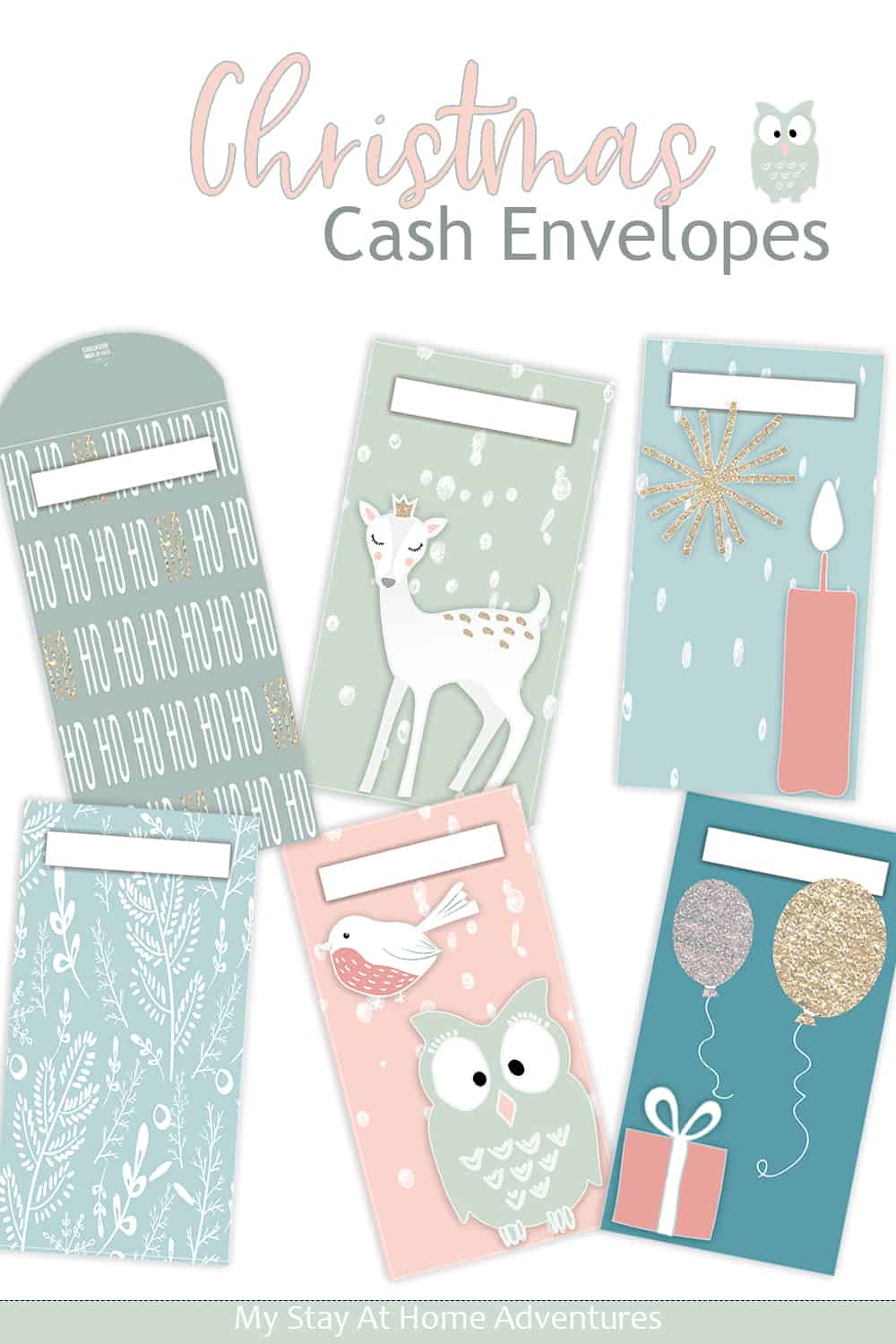 Printable Money Envelope Template Christmas