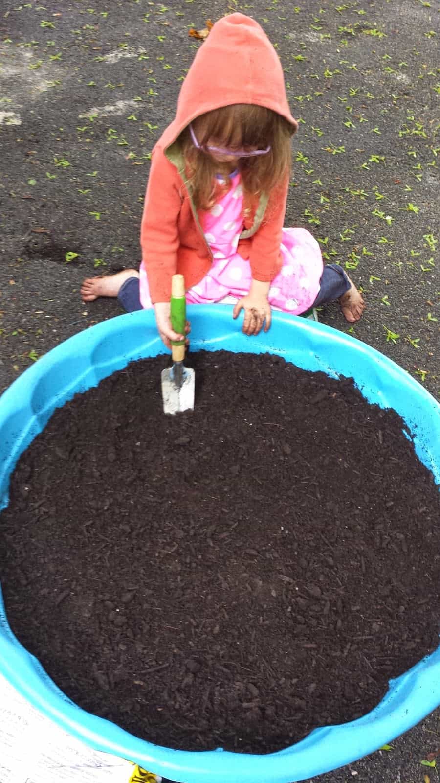 Creative Ways to Start a Garden Using Kiddie Pools * My Stay At Home