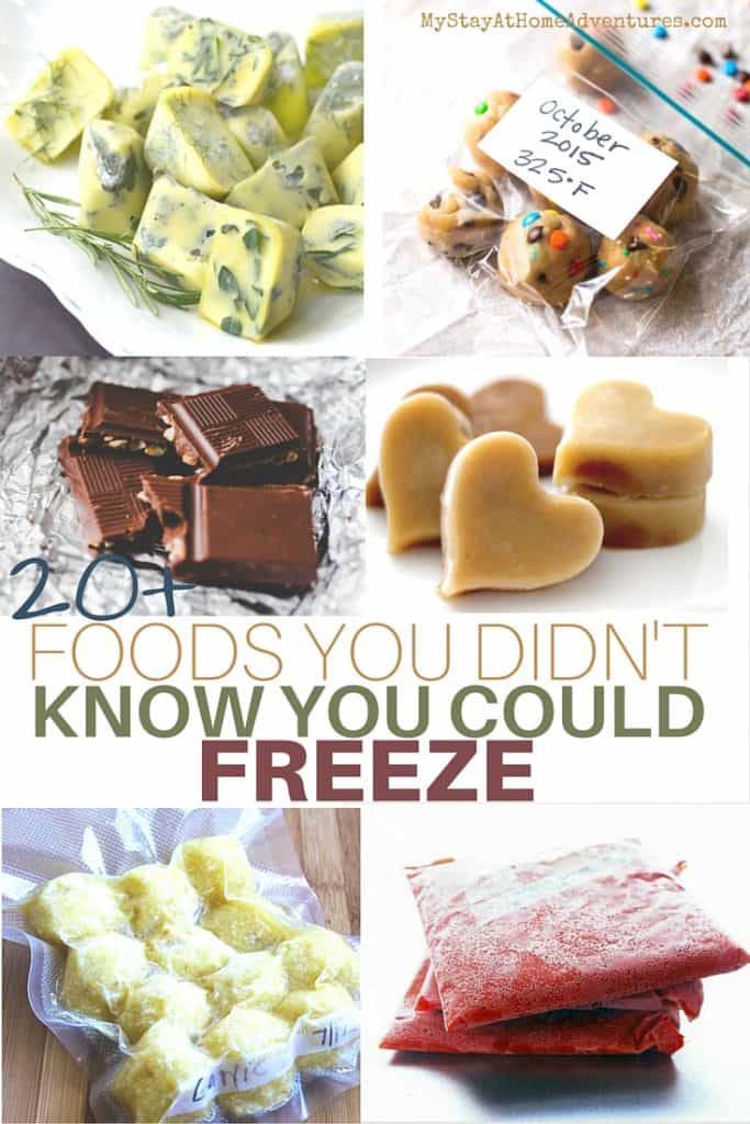 Did you know that there are Foods You Didn't Know You Could Freeze that will save you time and money? Learn all about them here.