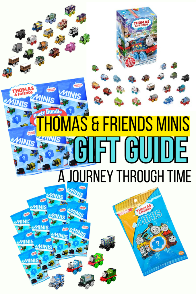 Thomas & Friends Minis Gift Guide: Showcasing a variety of collectible Minis, including blind bags and themed packs, perfect for expanding collections or gifting. This guide highlights colorful and unique miniature trains from the beloved Thomas & Friends series.