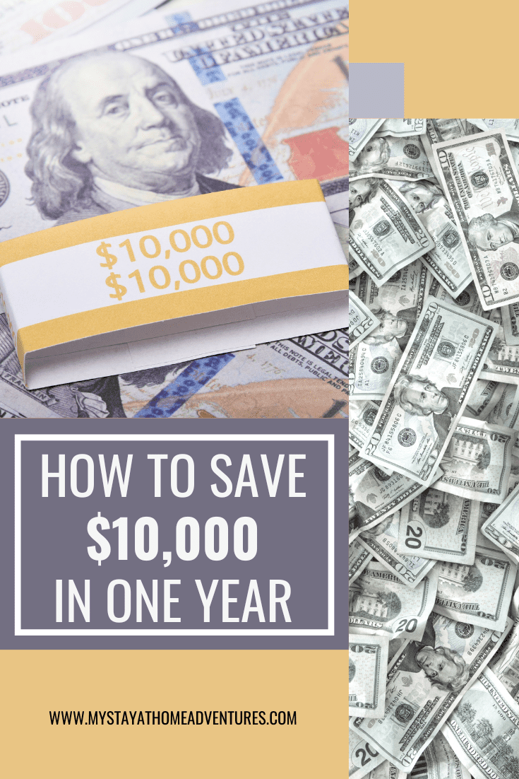 How To Save $10,000 In One Year (Plus Tracker)