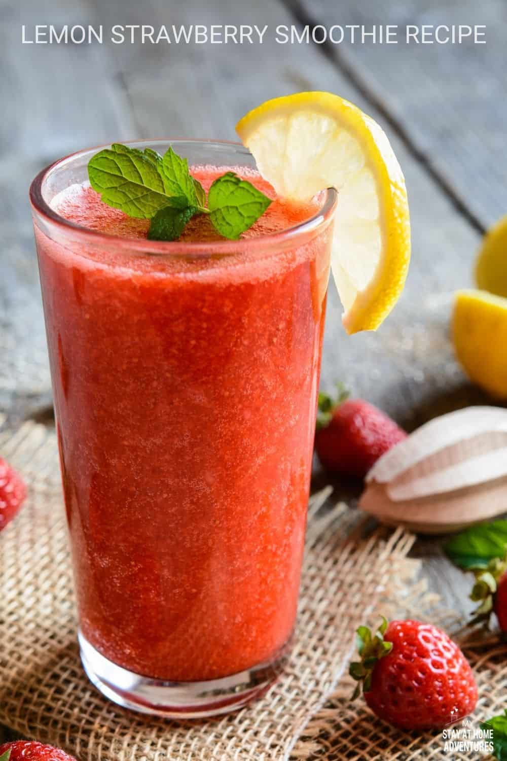 Delicious Lemon Strawberry Smoothie Recipe