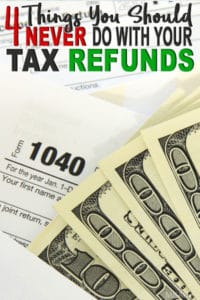 4 Things You Shouldn't Do With Your Federal Tax Refund * My Stay At ...