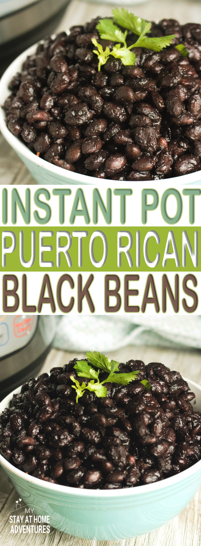 Instant Pot Black Beans / Frijoles Negros * My Stay At Home Adventures