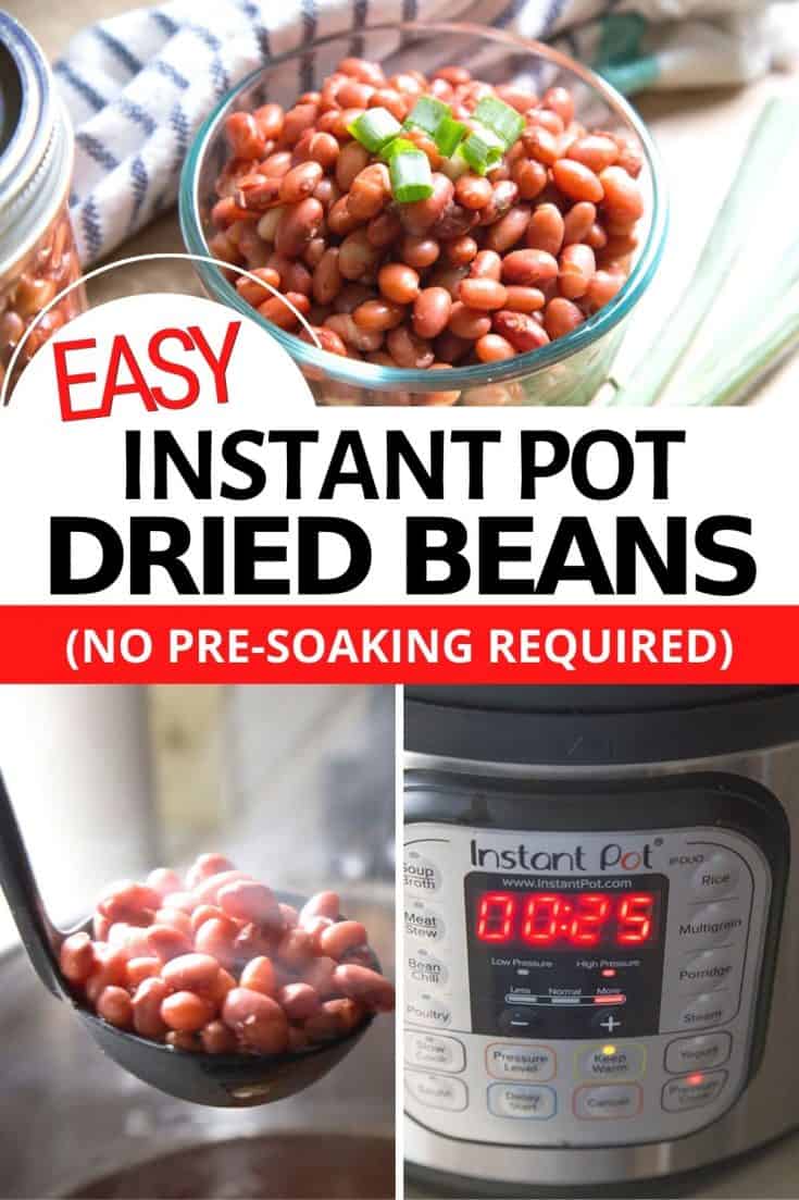 Instant Pot Beans (No Pre-Soaking)