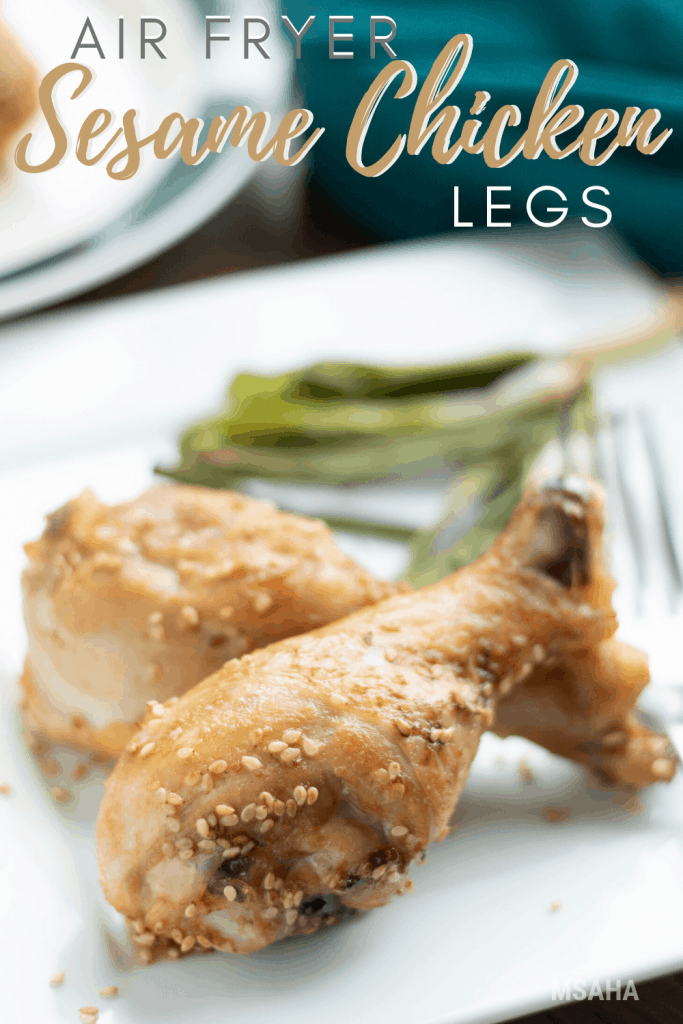 Low Carb Air Fryer Sesame Chicken Legs * My Stay At Home Adventures