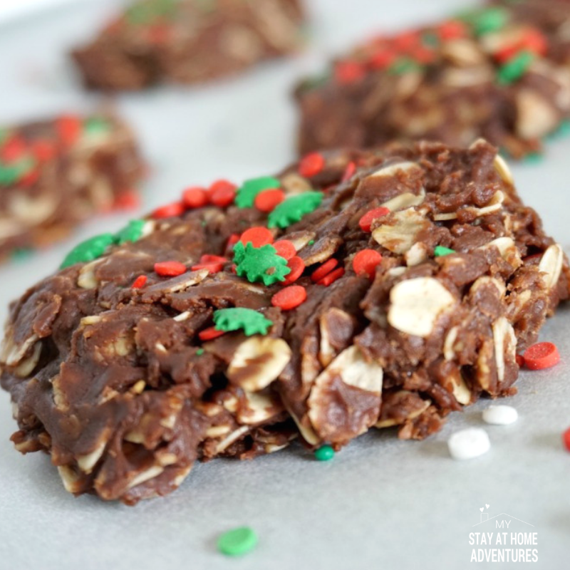 No Bake Nutella Christmas Cookies * My Stay At Home Adventures