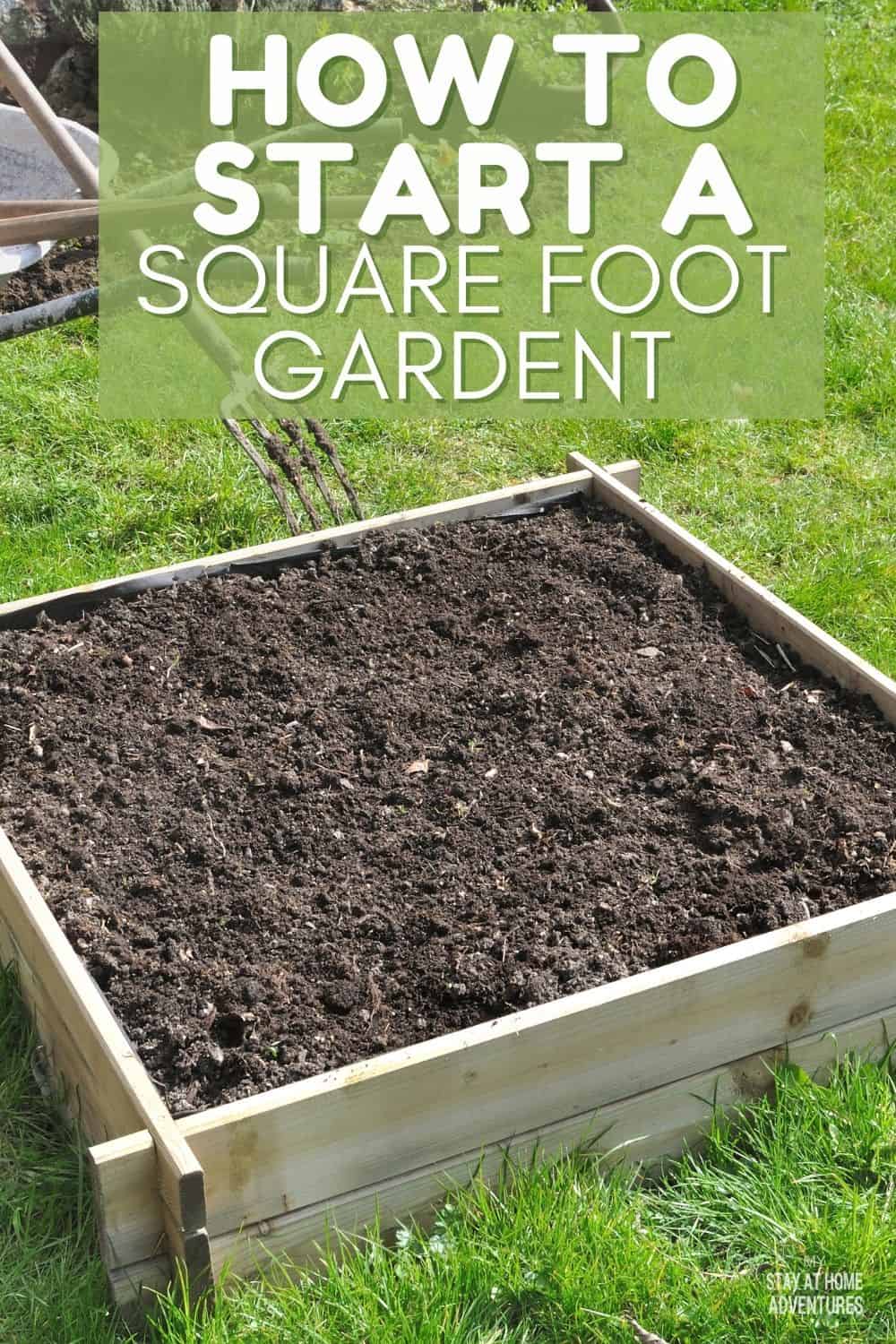 How to Start A Square Foot Garden (A Begginer Guide)