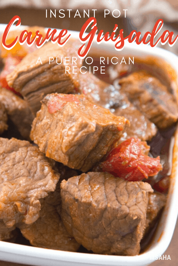 Instant Pot Carne Guisada / Puerto Rican Beef Stew Recipe