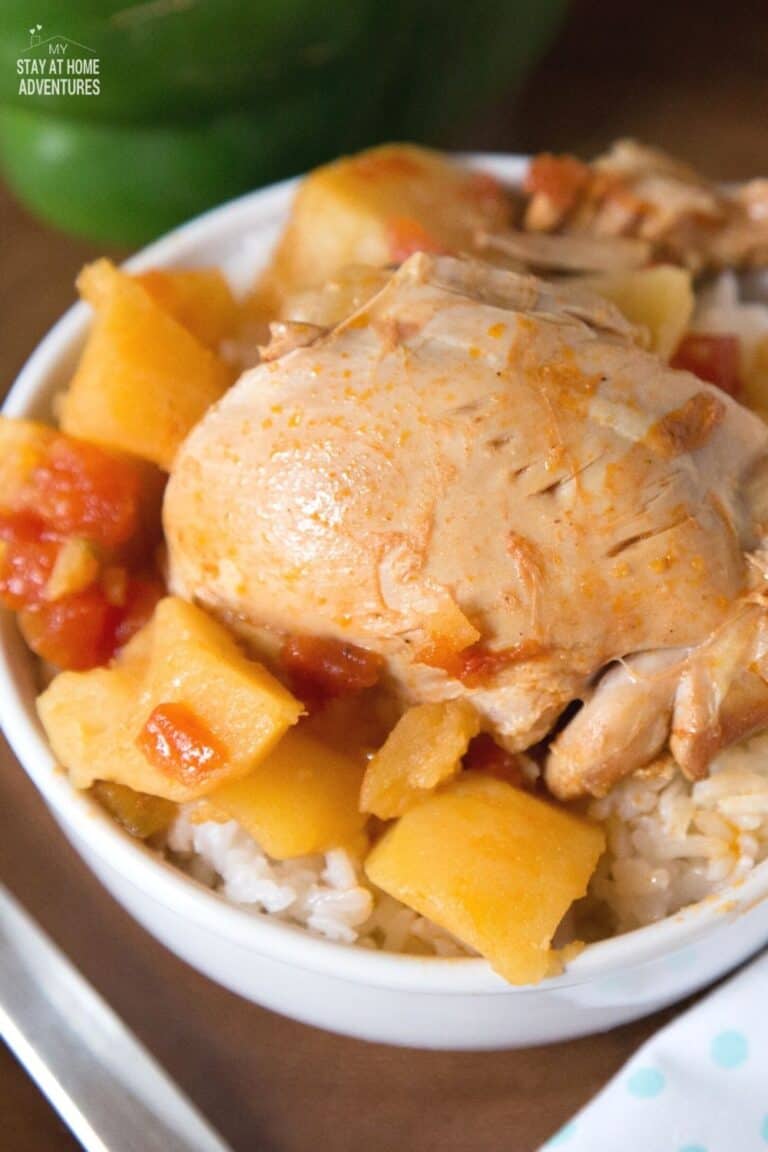 Instant Pot Pollo Guisado Recipe or Puerto Rican Chicken Stew