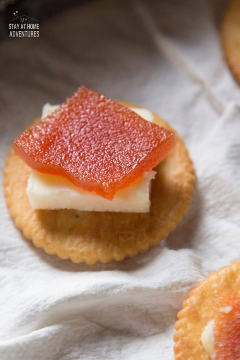 How to Make Guava Paste with Cheese Over Crackers