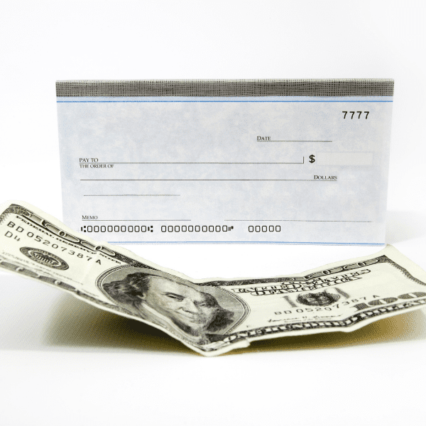 fake check for kids