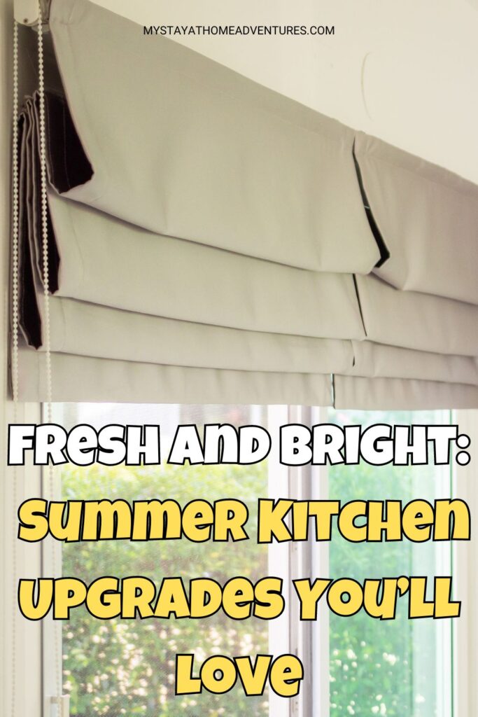 kitchen blinds with text overlay