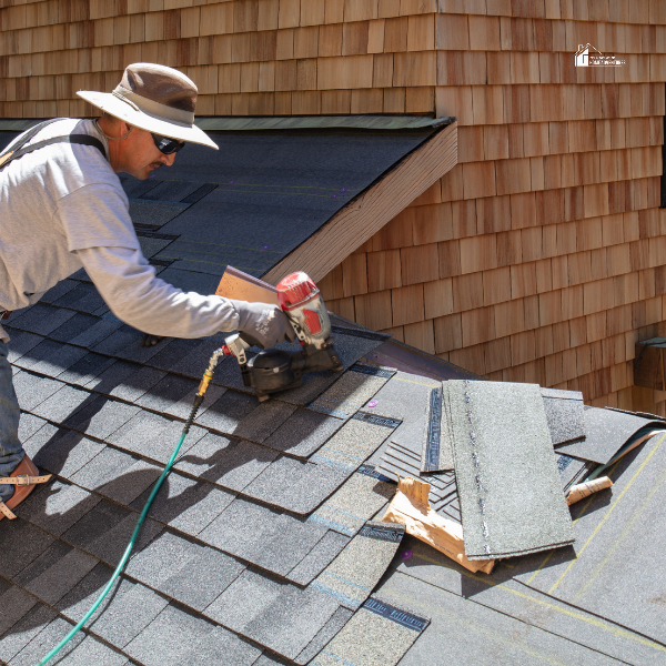 Roofing works