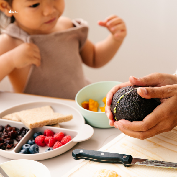 Mother Preparing Baby Food