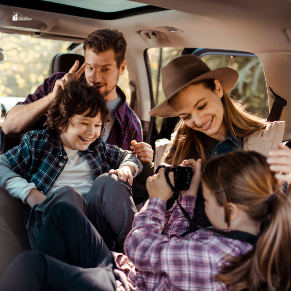 family on road trip