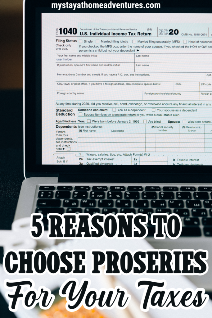 A laptop displaying a tax form, highlighting the user-friendly features of ProSeries software for efficient and accurate tax preparation.