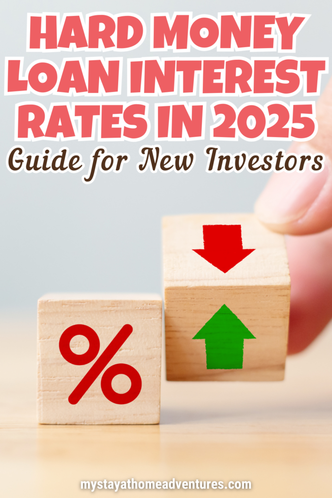 A close-up of two wooden blocks, one with a red percentage symbol and the other with a green upward arrow and a red downward arrow, held by a hand, symbolizing interest rate fluctuations.